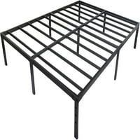 Metalni krevet-Jednostavan i atmosferski metalni okvir platforme, skladišni prostor ispod kreveta, izdržljivi