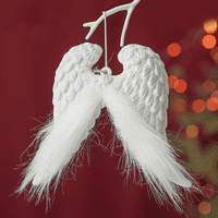 Kreativno Božićno drvce Kućni ukras Pribor Snowflake anđeoski krila Elk Privjesak Ornament