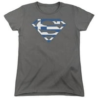 Superman - grčki štit - Ženska majica kratkih rukava - velika