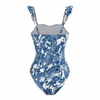 Hvyesh One kupaće odijelo za žene plus veličine Dva slatka ispisa Strappy kupaći kostimi TankIni i šifonski