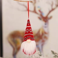 Božićni santa bezlični gnome Xmas Drvo viseći ukrasi Kućni partijski ukras