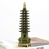 Feng Shui Legura s 9-nivoa 3D model Kineska Wenchang Pagoda Tower Crafts Statua Suvenir Kućni ukras