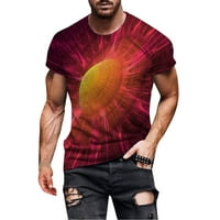 Muška majica Crew Crt Casual Street 3D digitalni ispis Crewneck Kratki rukav Top pamučna košulja