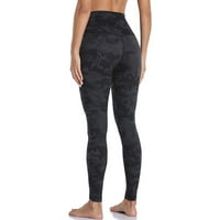 Yoga Hlače Ženski viši struk tiskane uske fitnes joge hlače nude skrivene hlače na klirensu