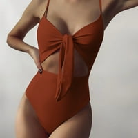 UUBLIK ženski modni bikini set kupaći kostim dva napunjena pješačka kupaća odjeća