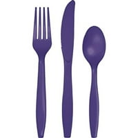 Podešavanje pribora za jelo o poklopcu za jednokratnu plastiku Kašike, viljuške i noževi Silverware