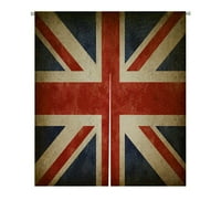 Velika Britanija zastava stara vintage britanska japanska japanska zavjesa zavjesa za zavjese za zavjese