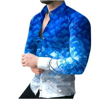 Floleo Clearence Muška i jesenska moda Print Cardigan dugih rukava bluza s dugim rukavima