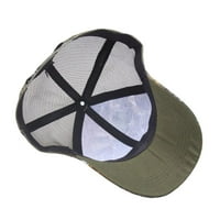 Kamuflaža bejzbol kapa preklop na otvorenom za zaštitu od sunca Brzo sušenje vazduhom mrežice Podesivi