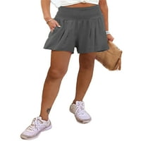 Glonme ženske suknje baggy mini pant ruffle za odmor obična plaža Ljetne kratke hlače kratke vruće hlače
