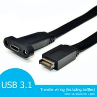 Alloet USB 3. Zaglavlja prednje ploče Tip E do tip C F Matična ekspanzijska kabla
