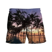 Muške tiskane kratke hlače nove tropske havajske plaže modne prozračne pantalone