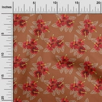 Onuone svilena tabby tkanina i cvjetna umjetnička Sashiko štampana tkanina širom