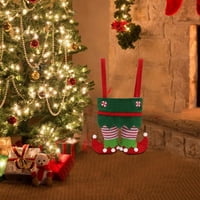 Heiheiup božićne torbe Božićni vileski božićni ukrasi torbe vrećice Pokloni pokloni pokloni Candy Event