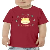 Slatka majica za lice za baby žiraff Toddler -Image by Shutterstock, Toddler