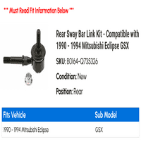 ZADNJA SWAY BAR LINK KIT - kompatibilan sa - Mitsubishi Eclipse GS 1993