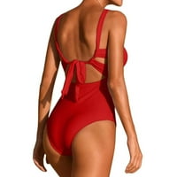 Žene kupaćih kostimi Ženski kupaći kostimi izrezani Halter Halter Bikini kupaći kostim za žene za žene