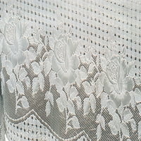 Karanfil vinilna čipkaste stolnjak, dizajn bijelog cvijeta, pravougaonik