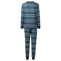 Clearsance Božićne pidžame za porodičnu podudaranje PJS postavljeno klasično pletene Xmas odjeću za