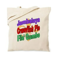 Cafepress - Jambalaya, krvačica, tota, torba za file - prirodna platna torba, Torba za platno