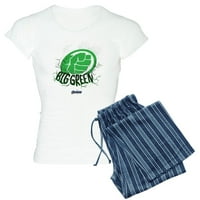Cafepress - Big Green Hulk Pesnica - Ženska svetlost pidžama