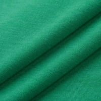 Ayolanni zeleni kratki rukav za žene St. Patrickov dan Žene zeleni V-izrez T majica Stripe s kratkim