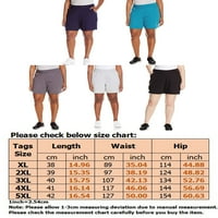 Beiwei Plus size Atletska kratke hlače za žene udobne vježbe kratke hlače za prozračne joge balne gaćice