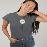 Ljubavna Daisy Pozitivna majica za srce - MIMage by Shutterstock, ženska srednja sredstva