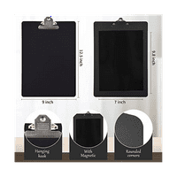Magnetni međuslotnici veličine slova Clipboards 9x Standardni isječak za hladnjak za uredsku učionicu