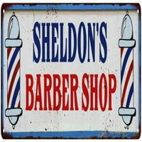Barber shop frizerski salon poklon metalni znak retro 206180031441