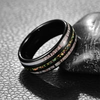 Black Tungsten prsten umetnuli suleni za angažman