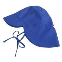 Sunčani šešir za baby s crtanim širokim rubom UPF 50+ Zaštita za podesivu šešir plivanja plava
