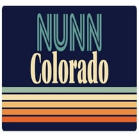 Nunn Colorado Vinyl naljepnica za naljepnicu Retro dizajn