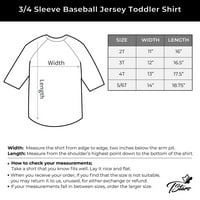 TStars Boys Unise 4. rođendan poklon rođendan za rođendan za godinu dana kapetane rođendanske košulje za dječački grafički tee b dan rođendanska zabava 3-rukava majica za bejzbol majicu