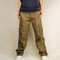 Caveitl casual pantalone za muškarce, muške čvrste multistepene opterećene kombinezone na otvorenom