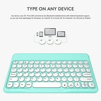 Postavite bežičnu tastaturu Brzi odgovor Dug pripravnosti Slim Tablet BT mini miš za bilježnicu