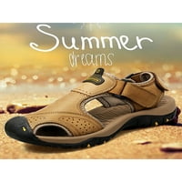 Gomelly Muške atletičke sandale zatvorene cipele na plaži za plažu ljeto planinarenje Sandalo Neklizajući