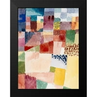 Klee, Paul Black Modern Framed Museum Art Print pod nazivom - Motiv iz Hammameta
