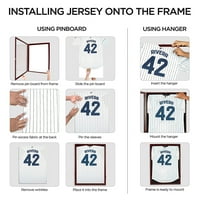 Okvir za displej za hasarch s UV otpornošću na akril i vješalica, zidni montirani bejzbol košarka fudbalskog