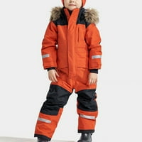 Sdjma Kids Girls Boys Vodootporni šareni sijamski snijeg Skijaški odijelo Jakne zimski skokovi