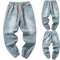 Rompers za žene MUŠKE Ljetne hlače Ležerne prilike Duga klizačka ploča Stright Modni džep plus veličine Jeans Chmora