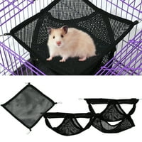 Shulemin Hamster Hammock, hrčak Hammock Swing igračka prozračna mreža za viseći krevet Ljeto Mali životinjski