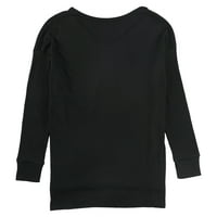 Američki orlov ženski bluza sa čvrstim puloverom, crna, velika