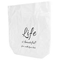 Ručak Boovar, papirske torbe za ručak, kraft papir za pohranu pribor Portable Retro stil Zaštita okoliša