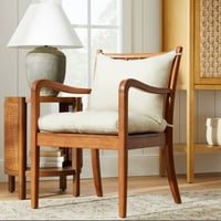 Riverview Drveni okvir Spindle Zadnja stolica sa jastucima - Prag dizajniran sa Studio McGee