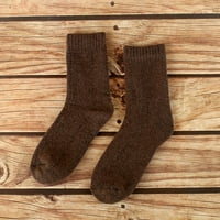 Čarape za žene i muškarce čišćenje zimskih muškaraca plišane debele termičke čarape srednje cijev kašmire