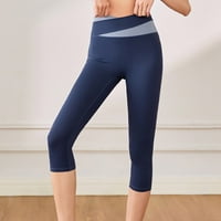 Kapri gamaše za žene visokog struka elastične joge Workout hlače obrezane uske rastezljive aktivne atletičke
