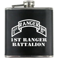 Vojska 1st Ranger bataljona suklasna od nehrđajućeg čelika kože zamotane 6oz. Tikvica