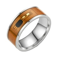 Loopsun prstenovi NFC mobilni telefon Smart prsten od nehrđajućeg čelika Bežični radio frekvencijski komunikacija Voda Otpornost na nakit Rođendanski rođendanski pokloni za žene Djevojke supruga
