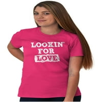 Tražite ljubav Smiješne valentine Dan Ženska grafička majica Tees Brisco Marke 3x